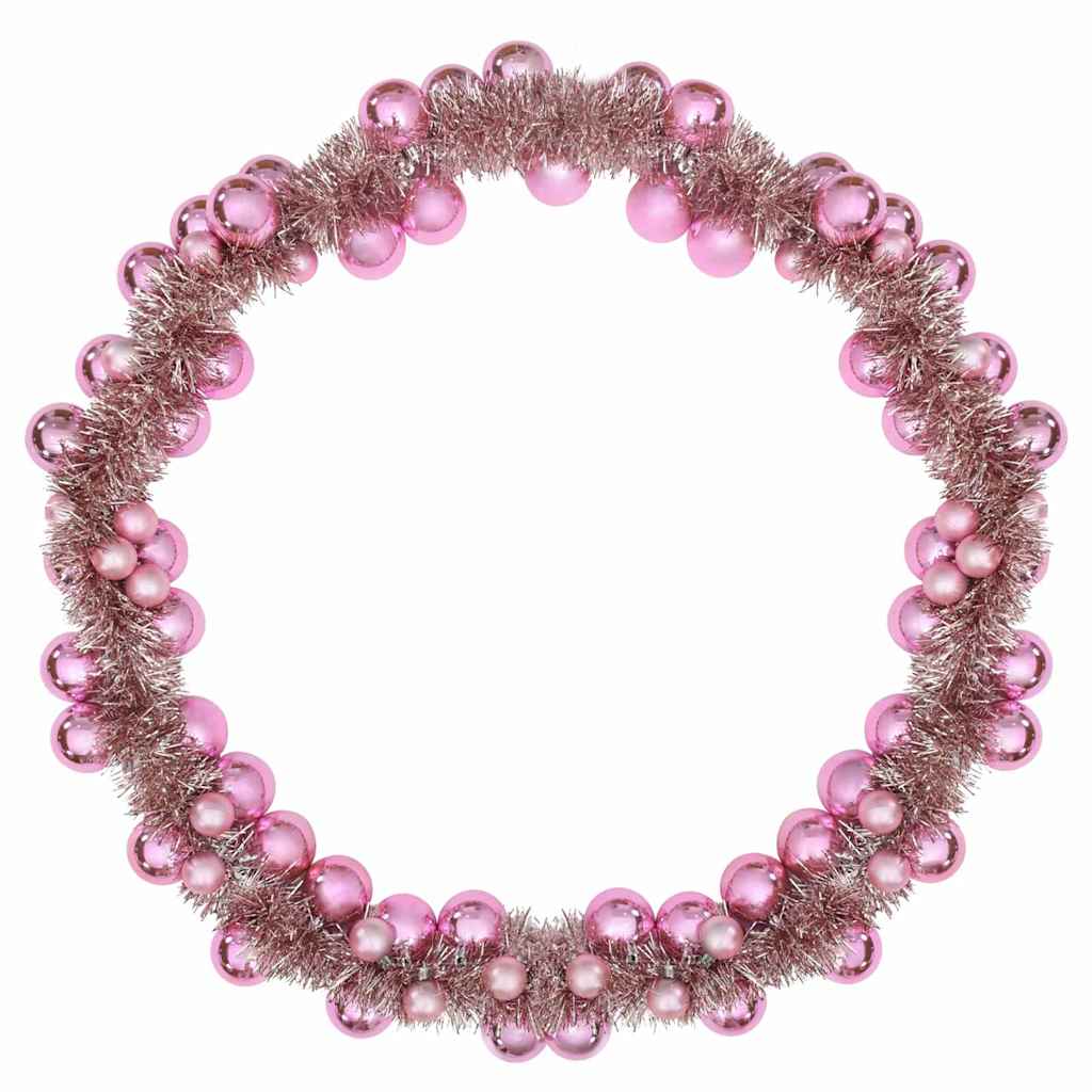 Kerstbal Guirlande Roze 186 cm Polystyreen is nu te koop bij PeponiXL, paradijselijk wonen!