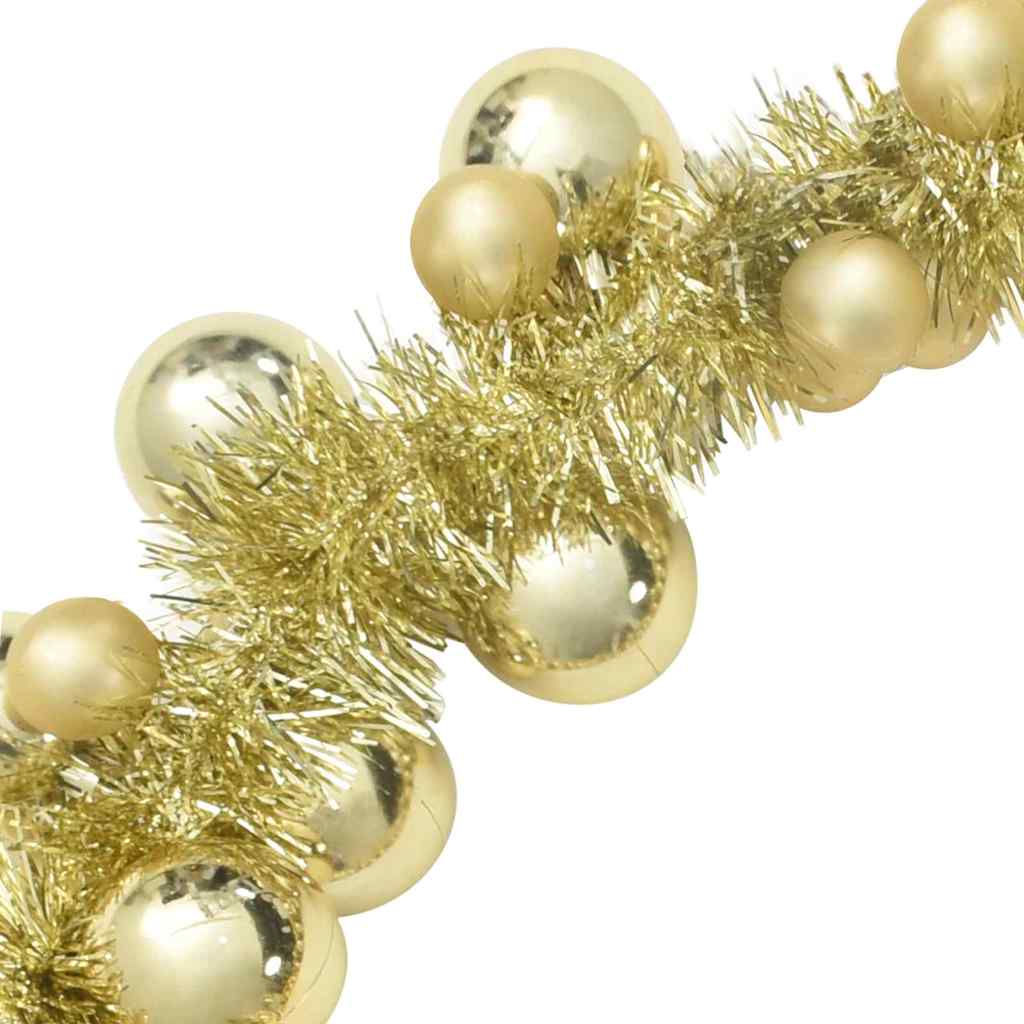 Kerstbal Guirlande Goud 186 cm Polystyreen is nu te koop bij PeponiXL, paradijselijk wonen!