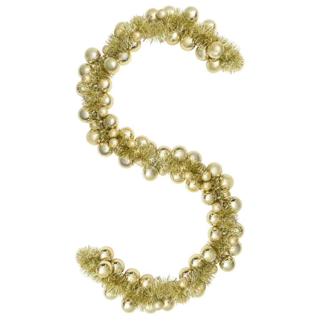 Kerstbal Guirlande Goud 186 cm Polystyreen is nu te koop bij PeponiXL, paradijselijk wonen!