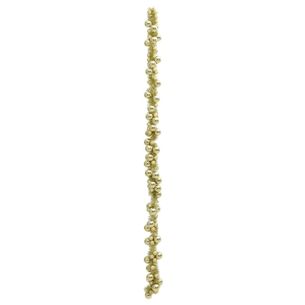 Kerstbal Guirlande Goud 186 cm Polystyreen is nu te koop bij PeponiXL, paradijselijk wonen!