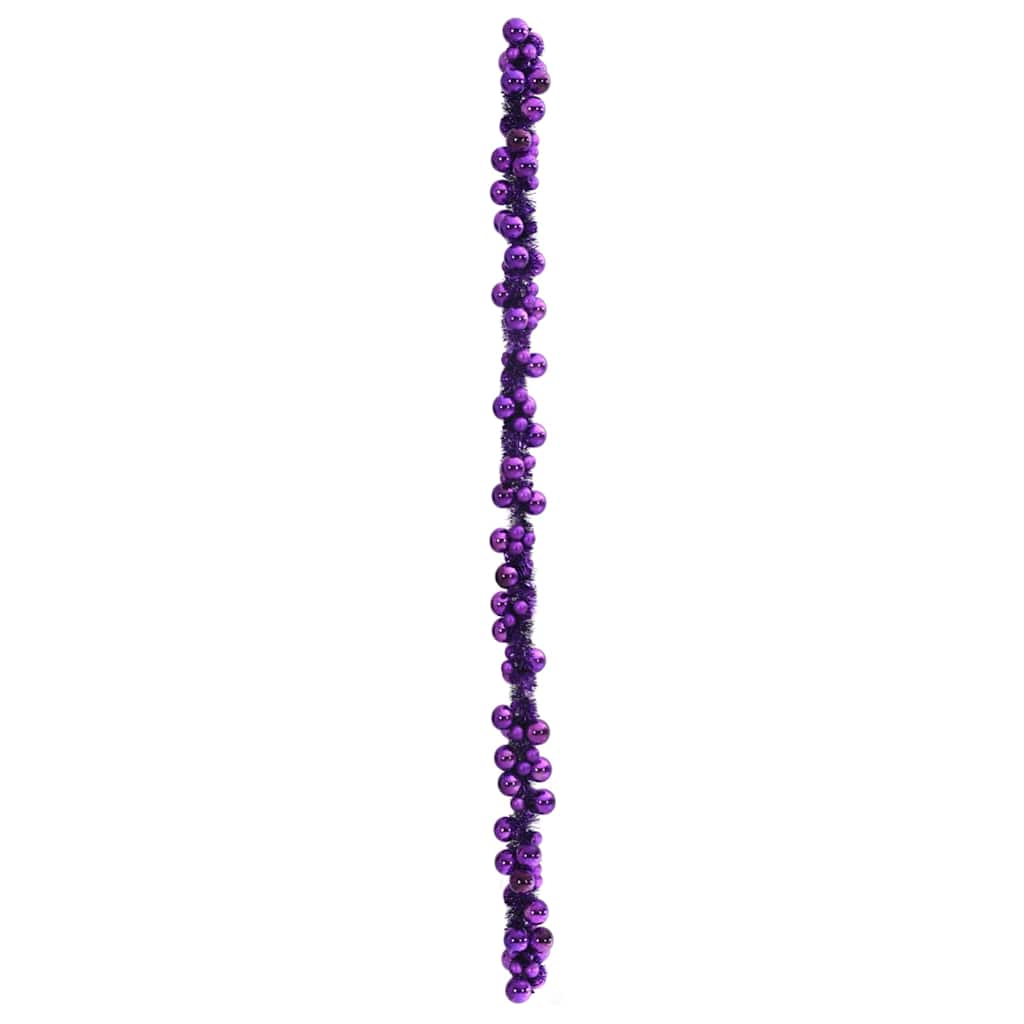 Kerstbal Guirlande Lila 186 cm Polystyreen is nu te koop bij PeponiXL, paradijselijk wonen!