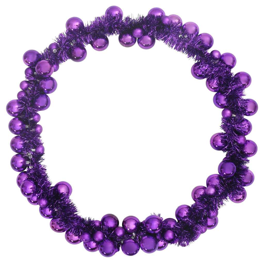 Kerstbal Guirlande Lila 186 cm Polystyreen is nu te koop bij PeponiXL, paradijselijk wonen!