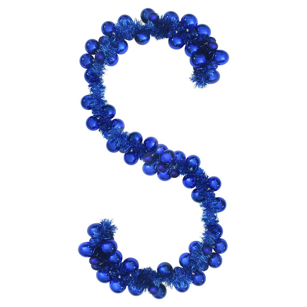 Kerstbal Guirlande Blauw 186 cm Polystyreen is nu te koop bij PeponiXL, paradijselijk wonen!