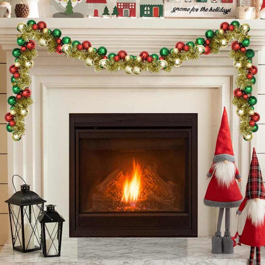 Kerstbal Guirlande Multikleur 186 cm Polystyreen is nu te koop bij PeponiXL, paradijselijk wonen!