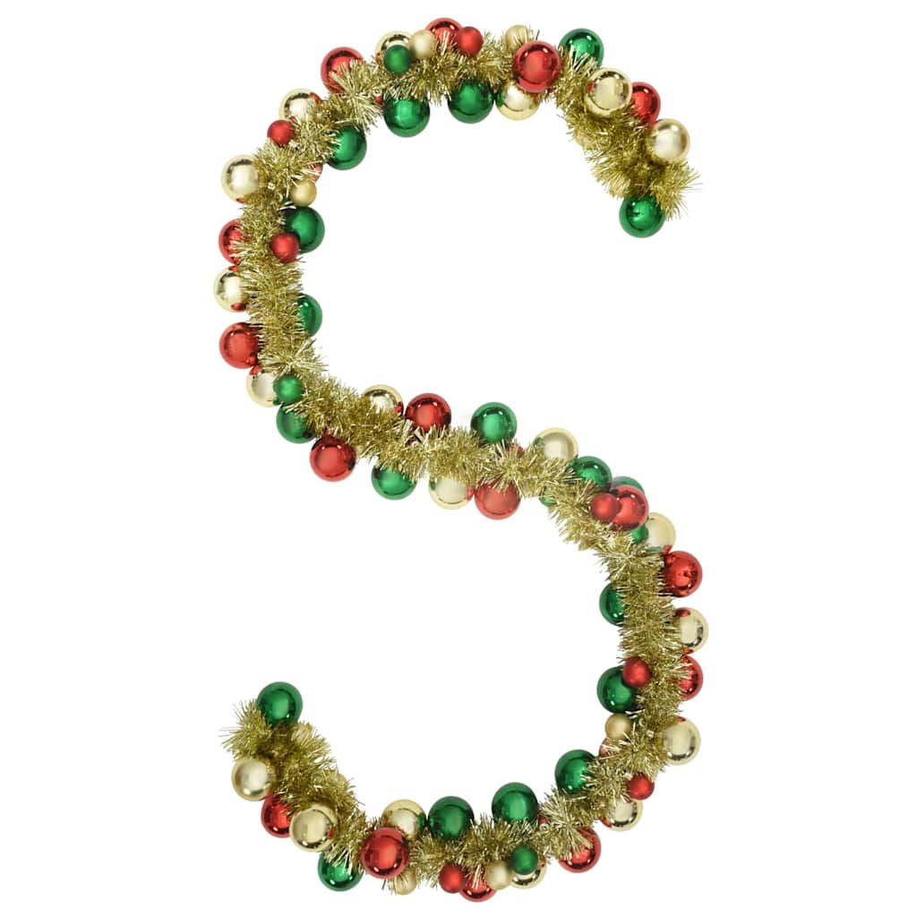 Kerstbal Guirlande Multikleur 186 cm Polystyreen is nu te koop bij PeponiXL, paradijselijk wonen!