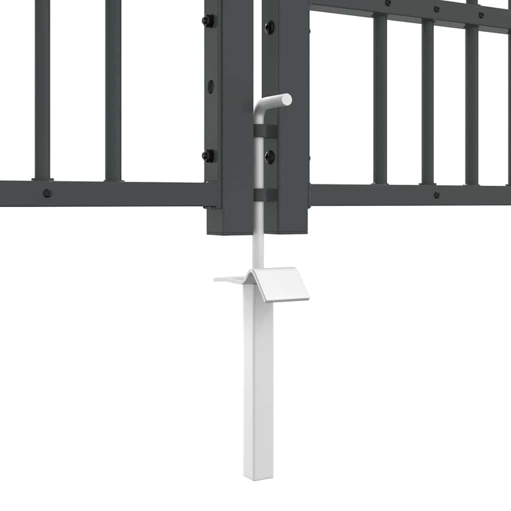 Hekpoort met Spear Boven KAMPEN 305 x 125 cm Staal Grijs is nu te koop bij PeponiXL, paradijselijk wonen!