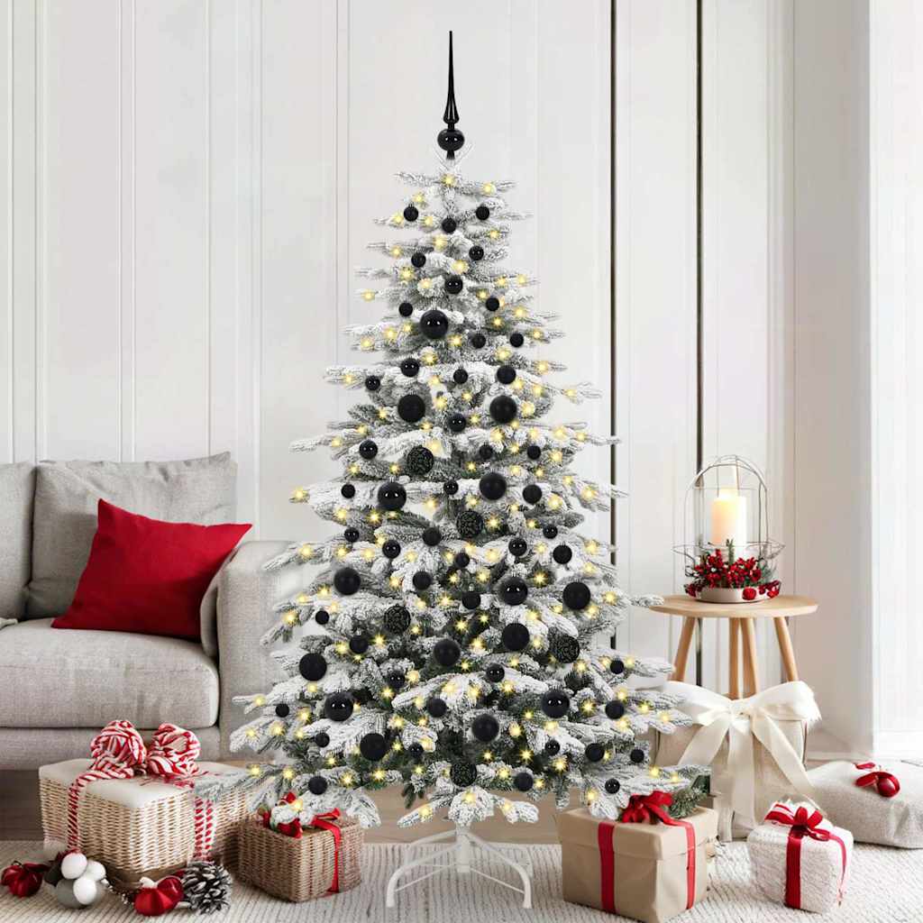 Kerstbal Set met 300 LED 120 pcs Zwart Kunststof is nu te koop bij PeponiXL, paradijselijk wonen!