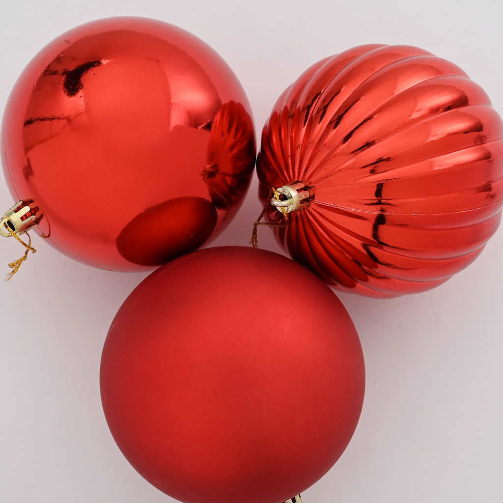 Kerstbalset XL 9 pcs Rood Kunststof is nu te koop bij PeponiXL, paradijselijk wonen!