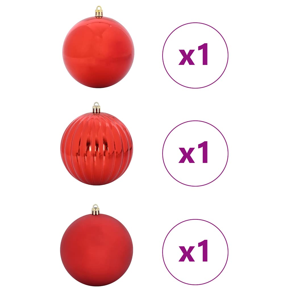 Kerstbal Set XXL 3 pcs Rood Kunststof is nu te koop bij PeponiXL, paradijselijk wonen!