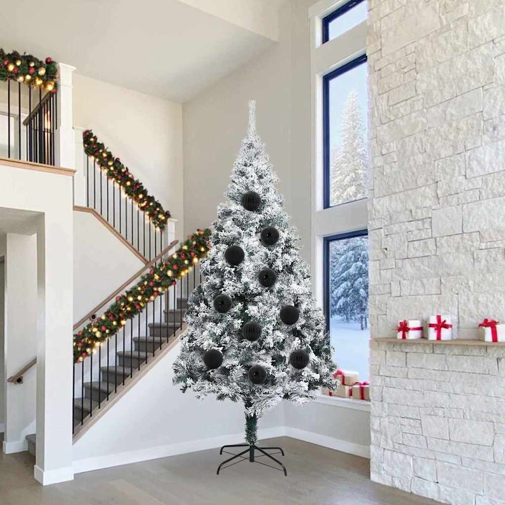 Kerstbalset XXL 4 pcs Zwart Kunststof is nu te koop bij PeponiXL, paradijselijk wonen!