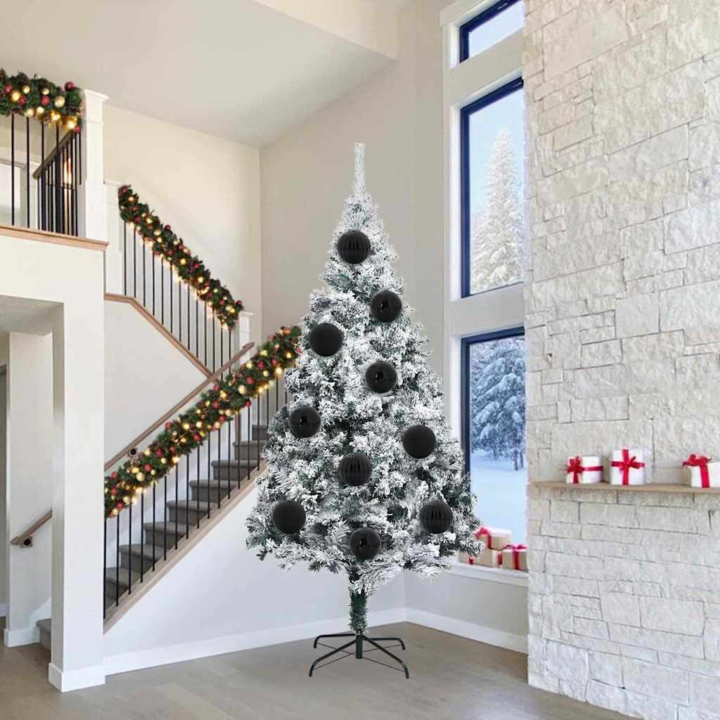 Kerstbal Set XXL 3 pcs Zwart Kunststof is nu te koop bij PeponiXL, paradijselijk wonen!