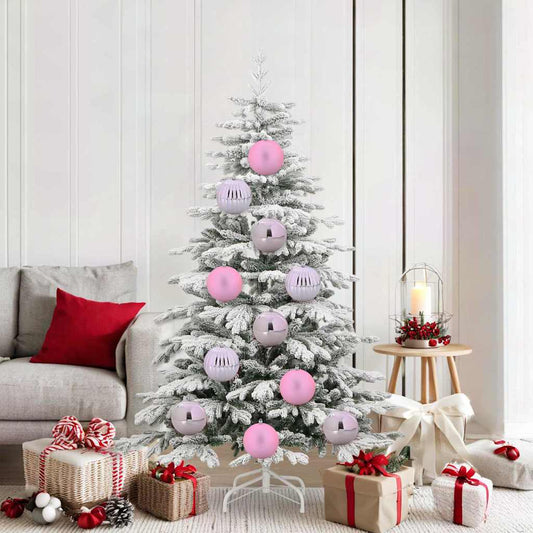 Kerstbal Set XL 9 pcs Roze Kunststof is nu te koop bij PeponiXL, paradijselijk wonen!