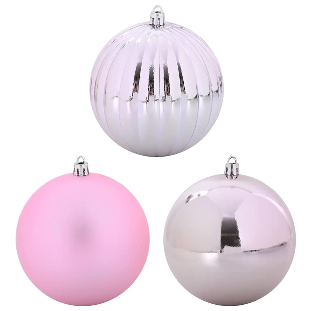 Kerstbal Set XL 9 pcs Roze Kunststof is nu te koop bij PeponiXL, paradijselijk wonen!