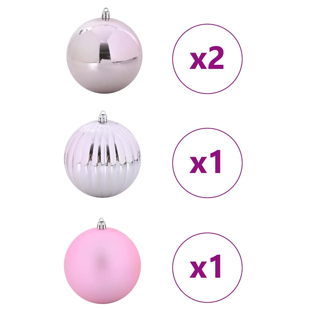 Kerstbal Set XXL 4 pcs Roze Kunststof is nu te koop bij PeponiXL, paradijselijk wonen!