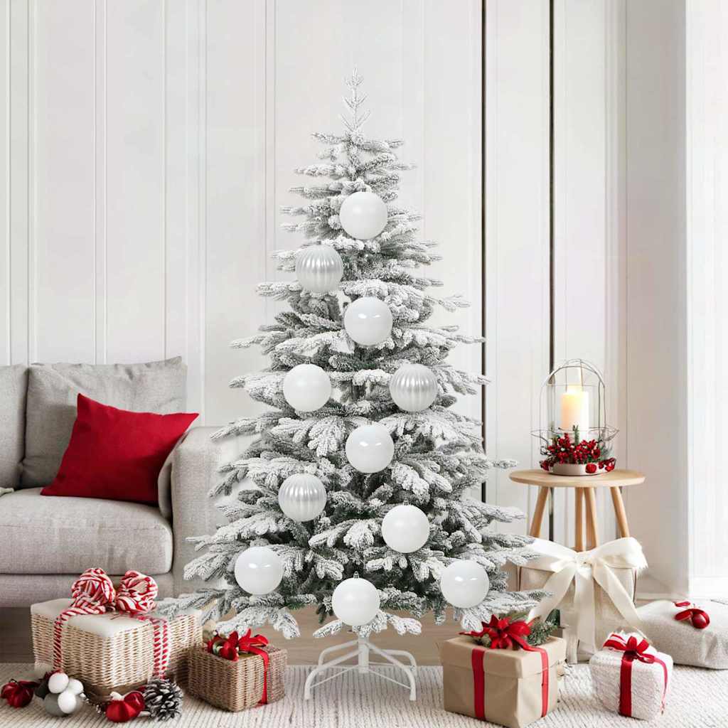 Kerstbal Set XL 9 pcs Wit Kunststof is nu te koop bij PeponiXL, paradijselijk wonen!