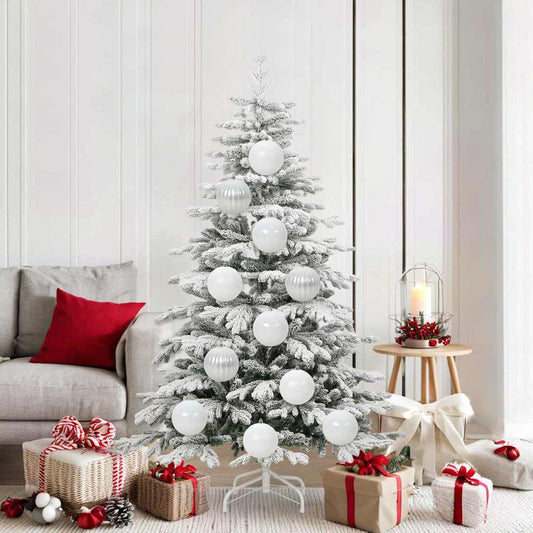 Kerstbal Set XL 9 pcs Wit Kunststof is nu te koop bij PeponiXL, paradijselijk wonen!