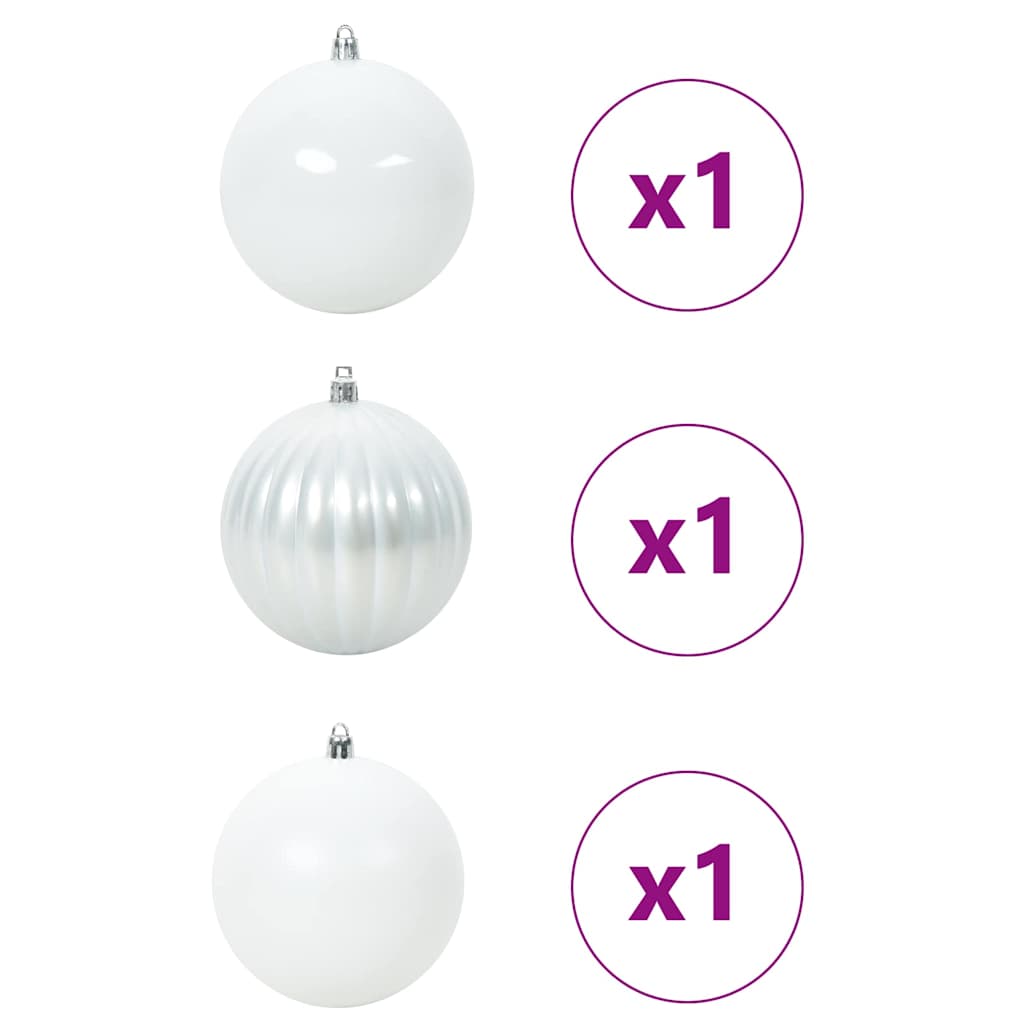Kerstbal Set XXL 3 pcs Wit Kunststof is nu te koop bij PeponiXL, paradijselijk wonen!