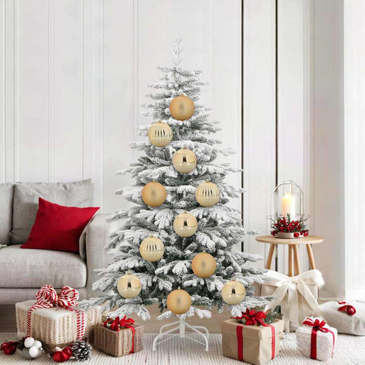 Kerstbal Set XL 9 pcs Goud Kunststof is nu te koop bij PeponiXL, paradijselijk wonen!