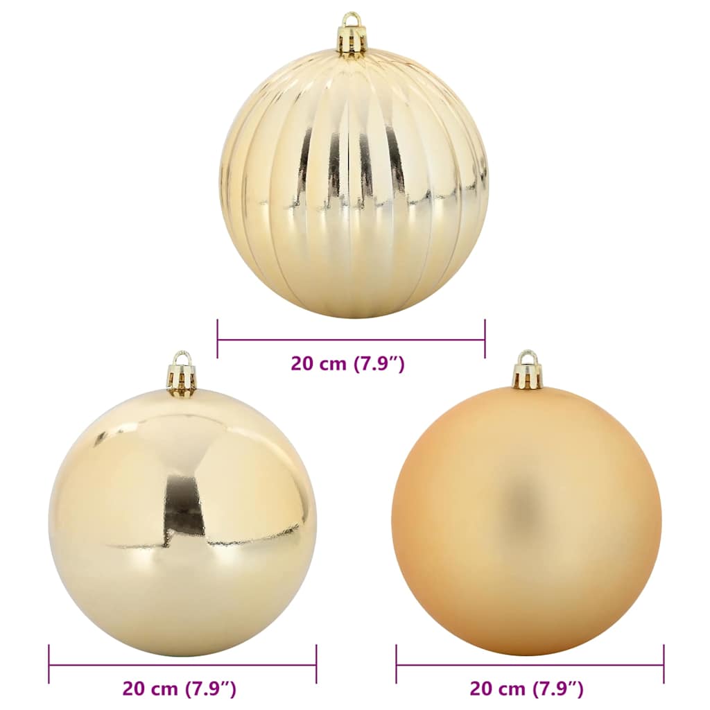 Kerstbal Set XXL 4 pcs Goud Kunststof is nu te koop bij PeponiXL, paradijselijk wonen!