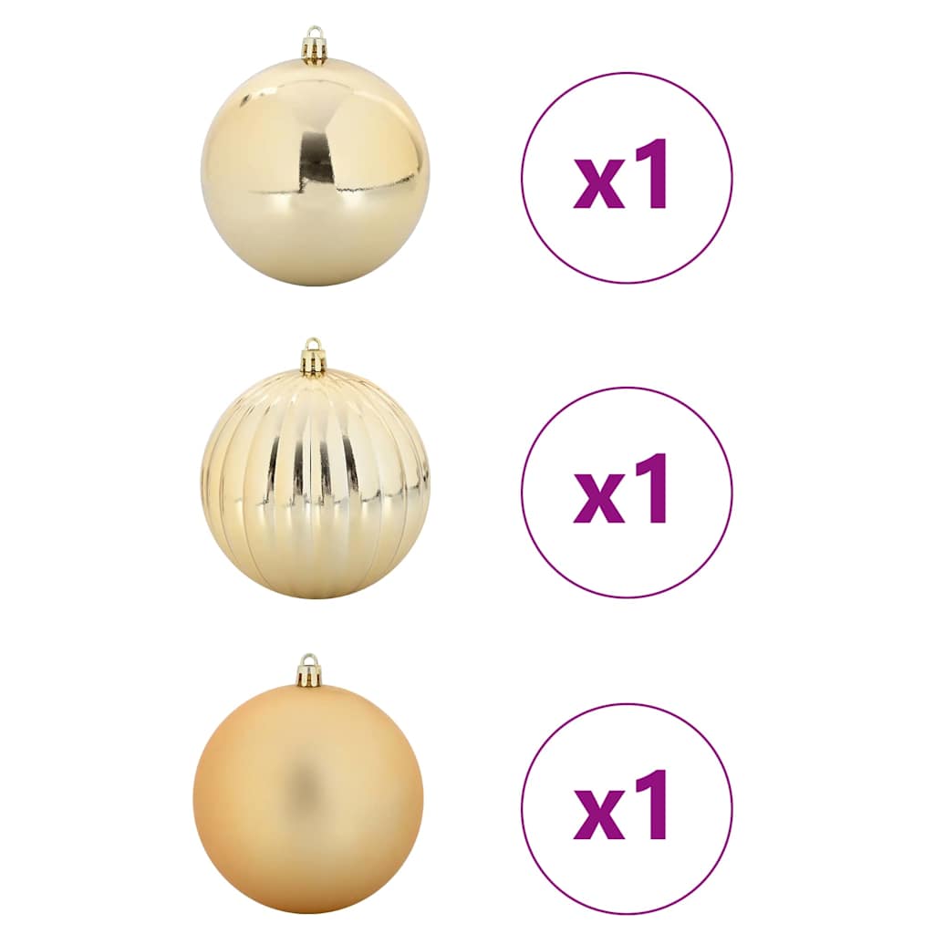Kerstbal Set XXL 3 pcs Goud Kunststof is nu te koop bij PeponiXL, paradijselijk wonen!