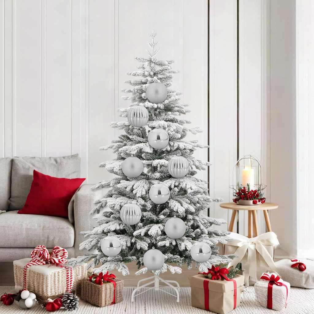 Kerstbal set XL 9 pcs Zilver Kunststof is nu te koop bij PeponiXL, paradijselijk wonen!