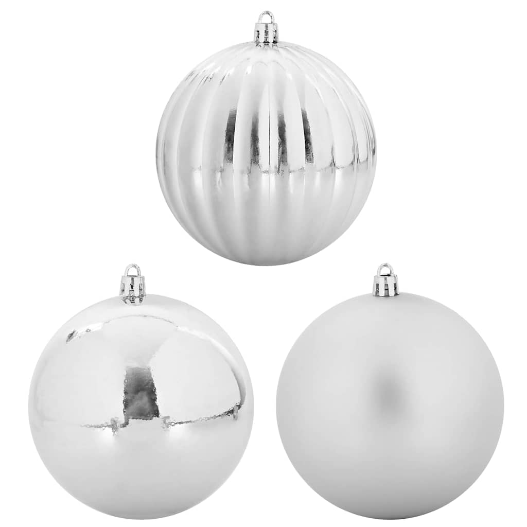 Kerstbal Set XXL 4 pcs Zilver Kunststof is nu te koop bij PeponiXL, paradijselijk wonen!