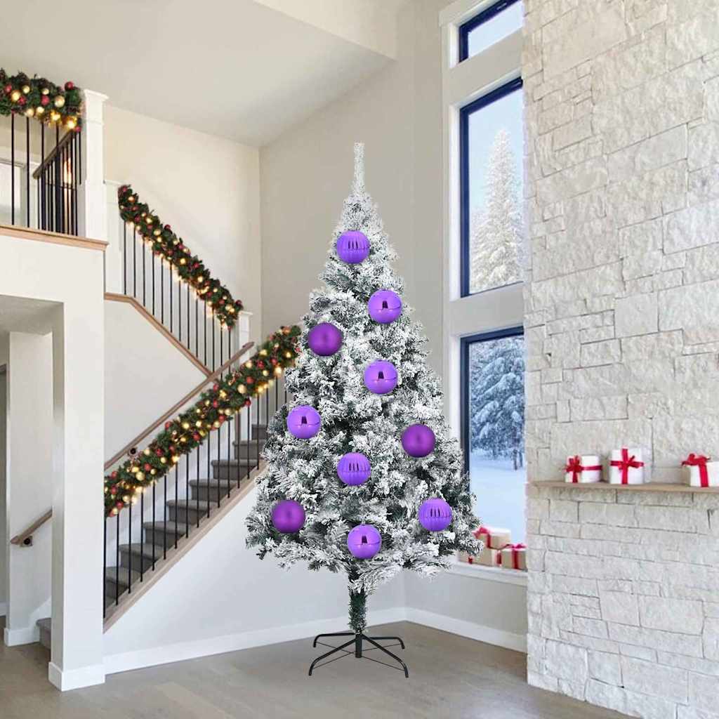 Kerstbal Set XXL 3 pcs Lila Kunststof is nu te koop bij PeponiXL, paradijselijk wonen!