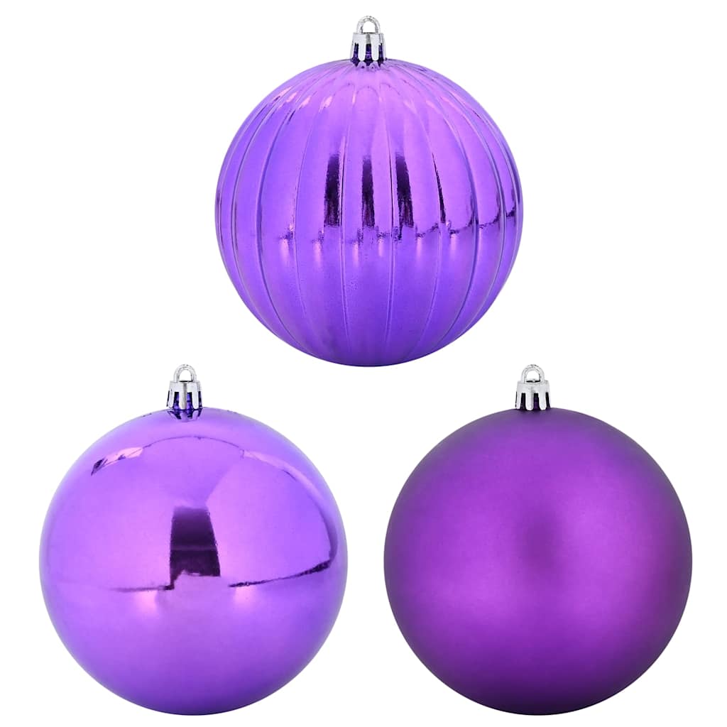 Kerstbal Set XXL 3 pcs Lila Kunststof is nu te koop bij PeponiXL, paradijselijk wonen!