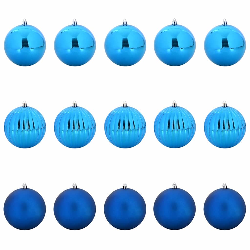 Kerstbal Set XL 15 pcs Blauw Kunststof is nu te koop bij PeponiXL, paradijselijk wonen!