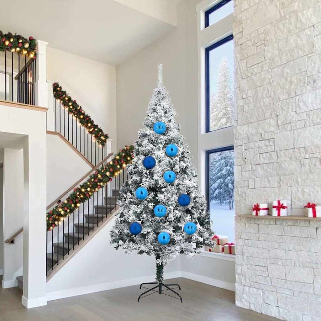 Kerstbal Set XXL 4 pcs Blauw Kunststof is nu te koop bij PeponiXL, paradijselijk wonen!