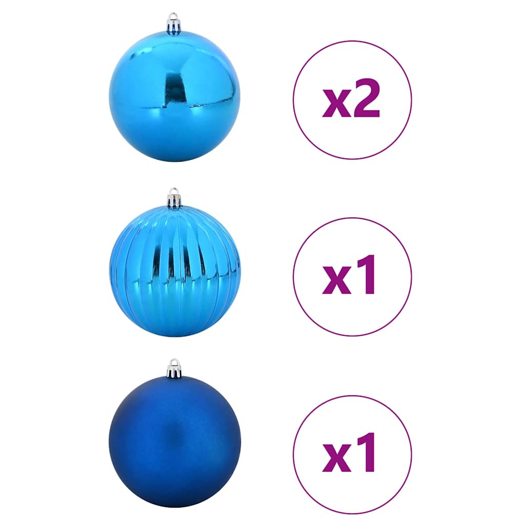 Kerstbal Set XXL 4 pcs Blauw Kunststof is nu te koop bij PeponiXL, paradijselijk wonen!