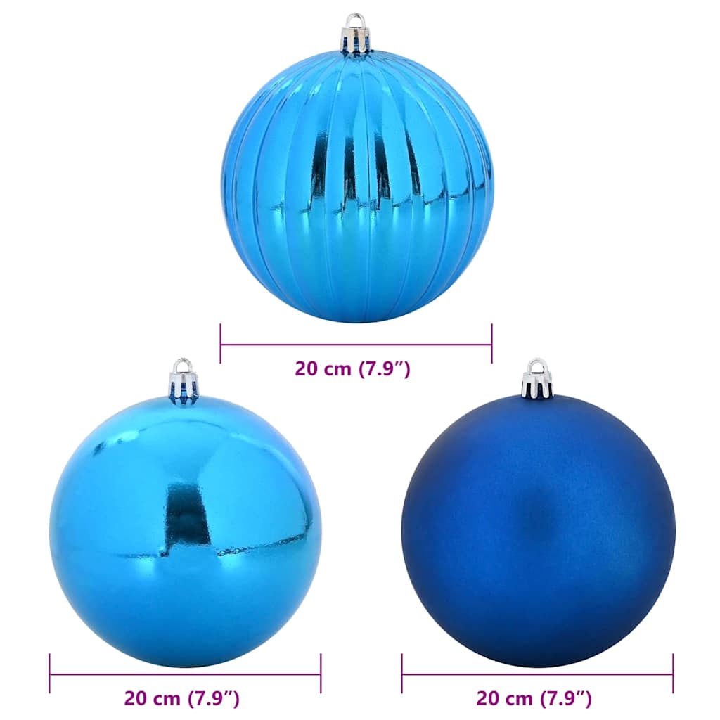 Kerstbal Set XXL 4 pcs Blauw Kunststof is nu te koop bij PeponiXL, paradijselijk wonen!