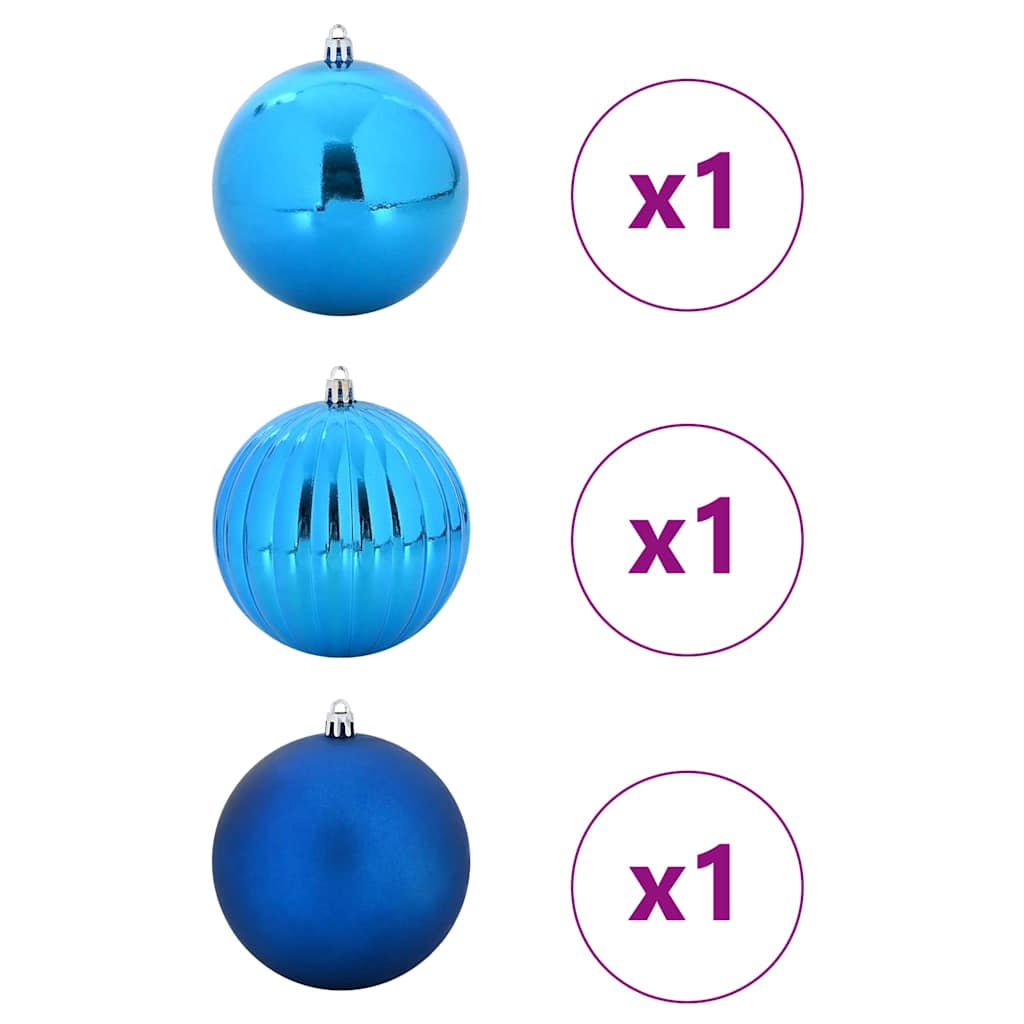 Kerstbal Set XXL 3 pcs Blauw Kunststof is nu te koop bij PeponiXL, paradijselijk wonen!