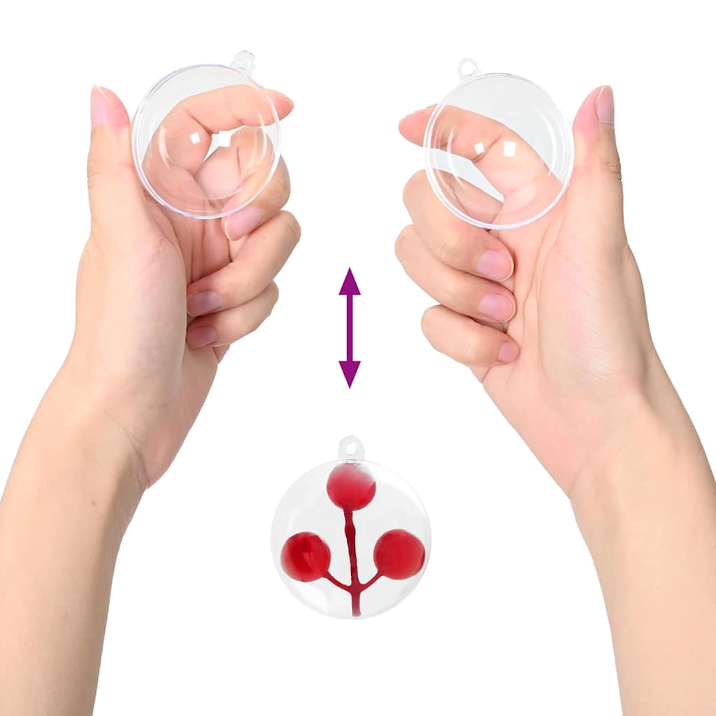 Kerstbal Set 25 pcs Doorzichtig Ø 10 cm is nu te koop bij PeponiXL, paradijselijk wonen!