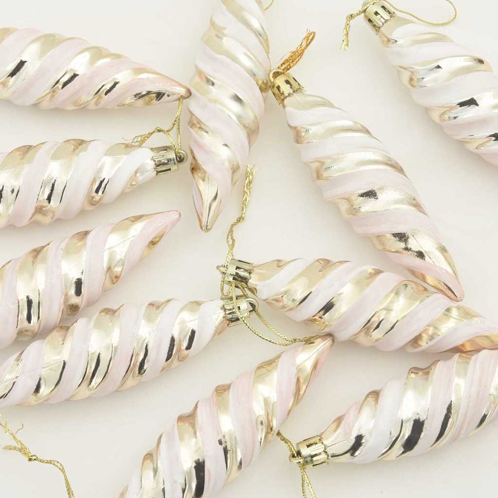 Kerst Spiralvorm Bal 40 pcs champagne Kunststof is nu te koop bij PeponiXL, paradijselijk wonen!