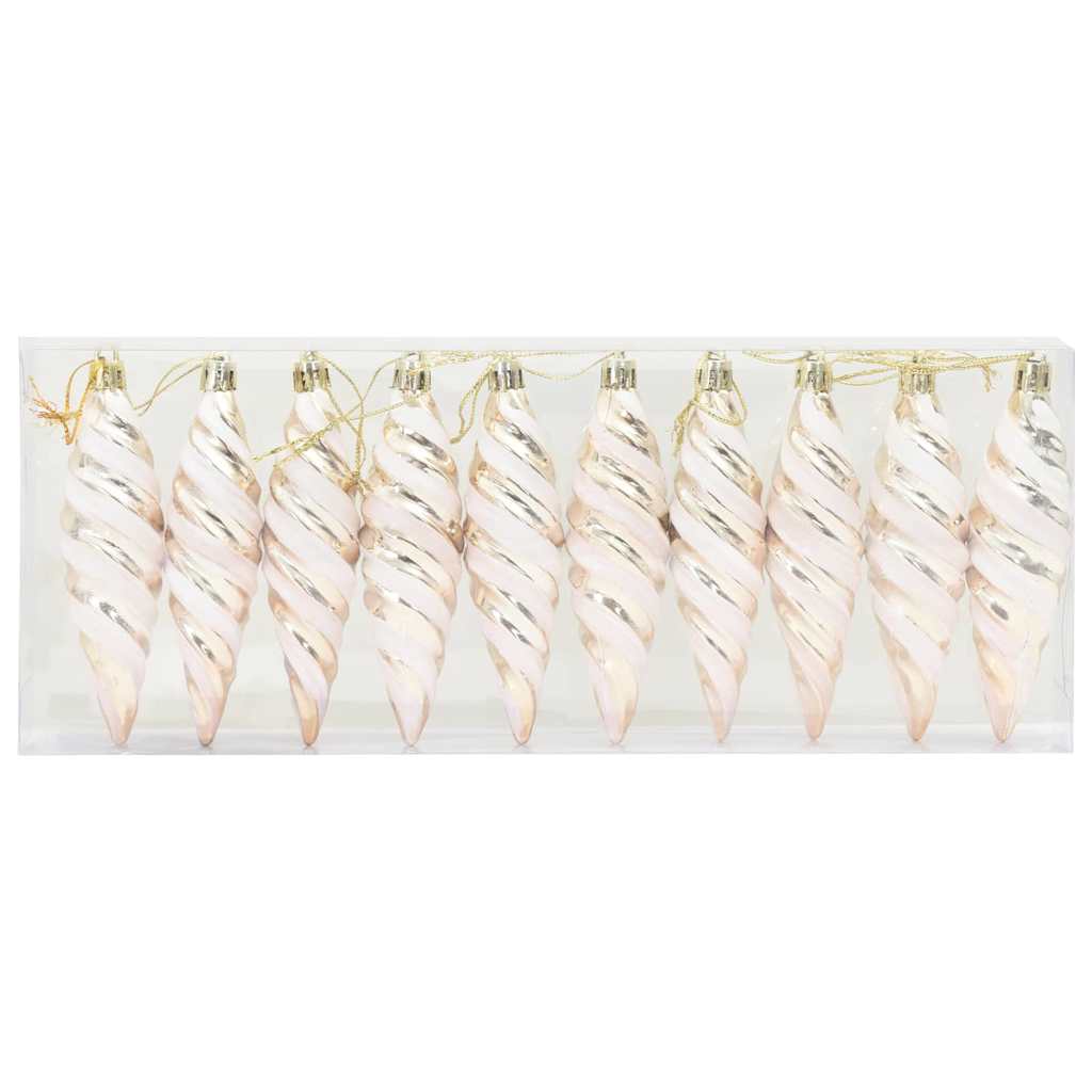 Kerst Spiralvorm Bal 40 pcs champagne Kunststof is nu te koop bij PeponiXL, paradijselijk wonen!