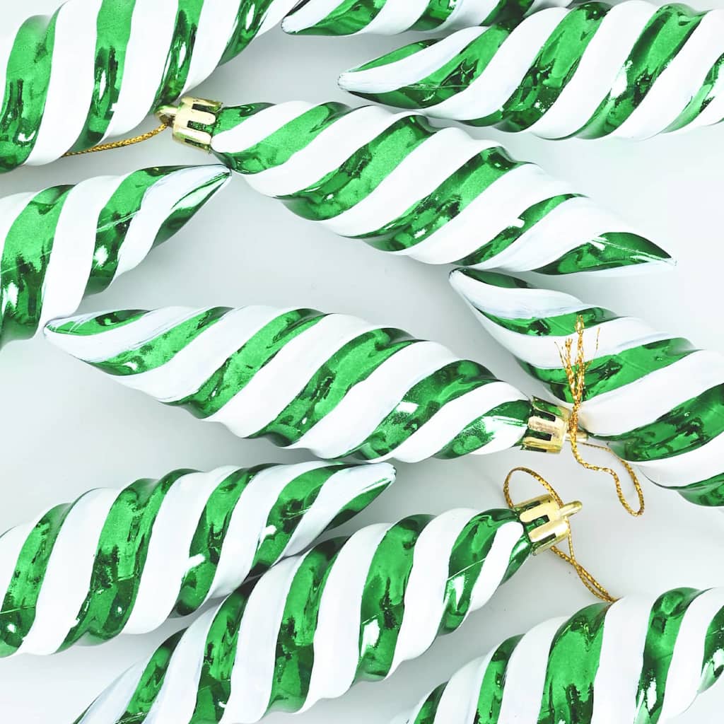 Kerst Spiralvorm Bal 40 pcs Groen Kunststof is nu te koop bij PeponiXL, paradijselijk wonen!