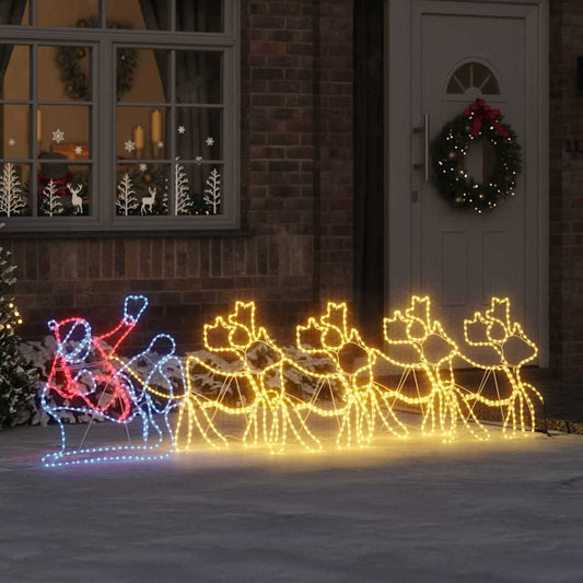 Kerstversiering met 1224 LED Multikleur 69 x 79 cm PVC is nu te koop bij PeponiXL, paradijselijk wonen!