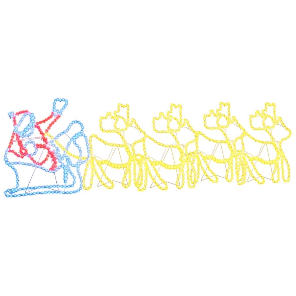 Kerstversiering met 1224 LED Multikleur 69 x 79 cm PVC is nu te koop bij PeponiXL, paradijselijk wonen!