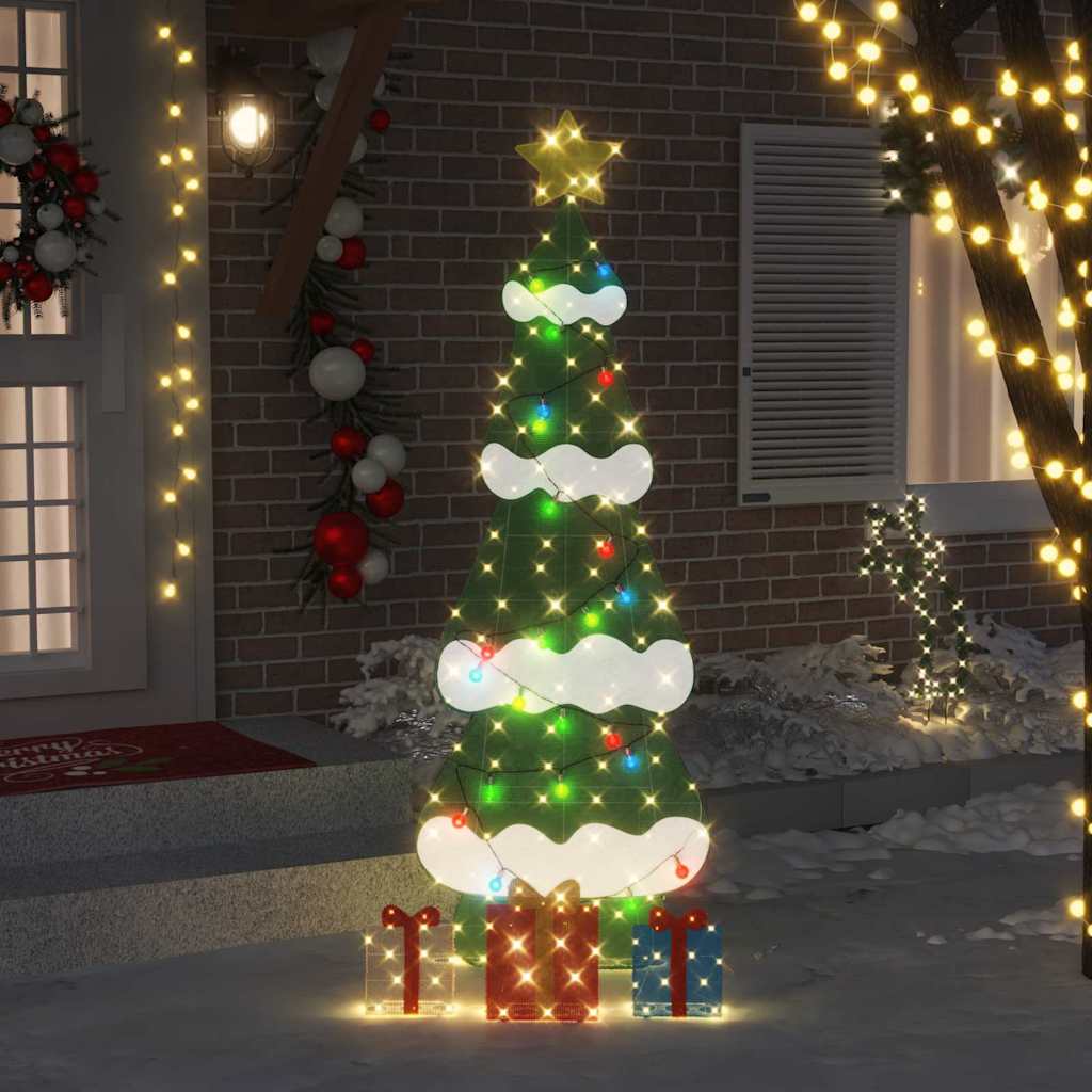 Verlichte Kerstboom met 3 Cadeau Dozen 2D Warm Wit 210 cm is nu te koop bij PeponiXL, paradijselijk wonen!