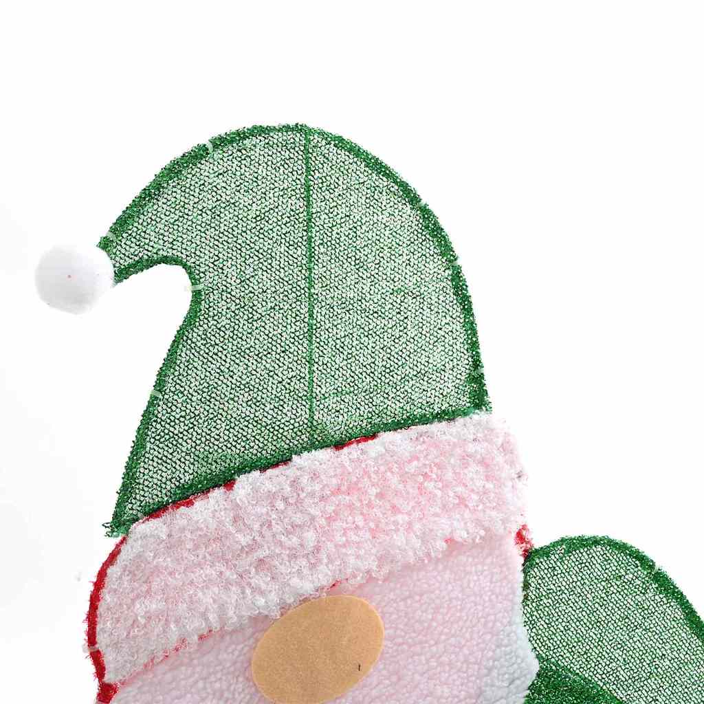 Verlichte Kerstman met 60 LED Warmwit 70 x 62 cm Lurexfabric is nu te koop bij PeponiXL, paradijselijk wonen!