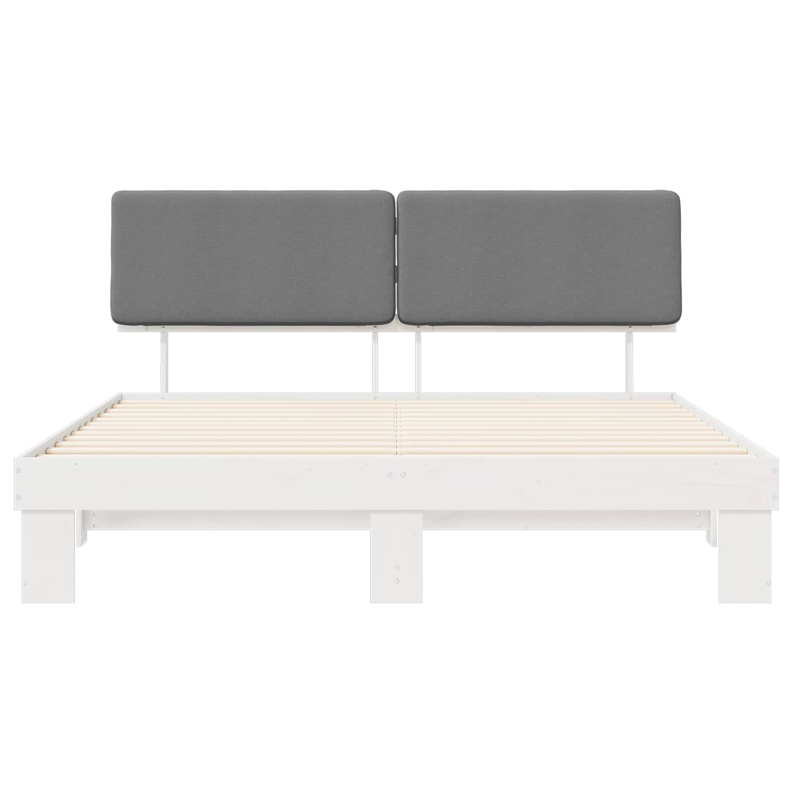 Bedframe met Gevoerd Hoofdgedeelte Lichtgrijs 180 x 200 cm is nu te koop bij PeponiXL, paradijselijk wonen!