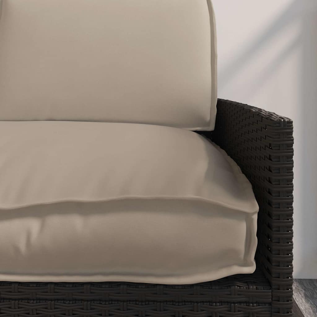 Kussen Set 3 pcs Taupe Oxford Stof