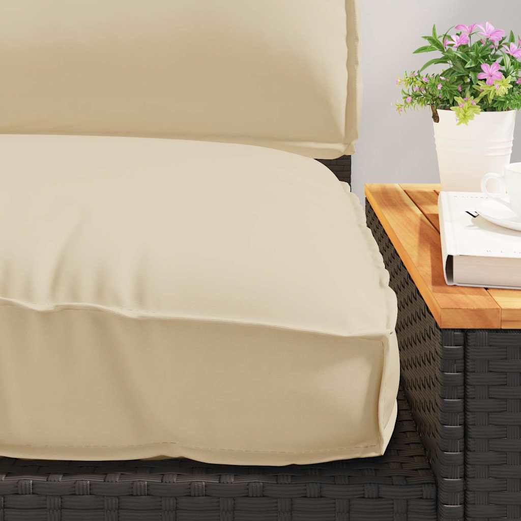 Kussen Set 3 pcs Beige Oxford Stof