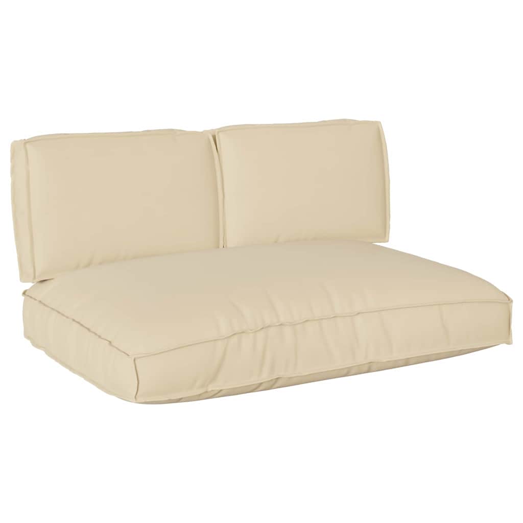 Kussen Set 3 pcs Beige Oxford Stof