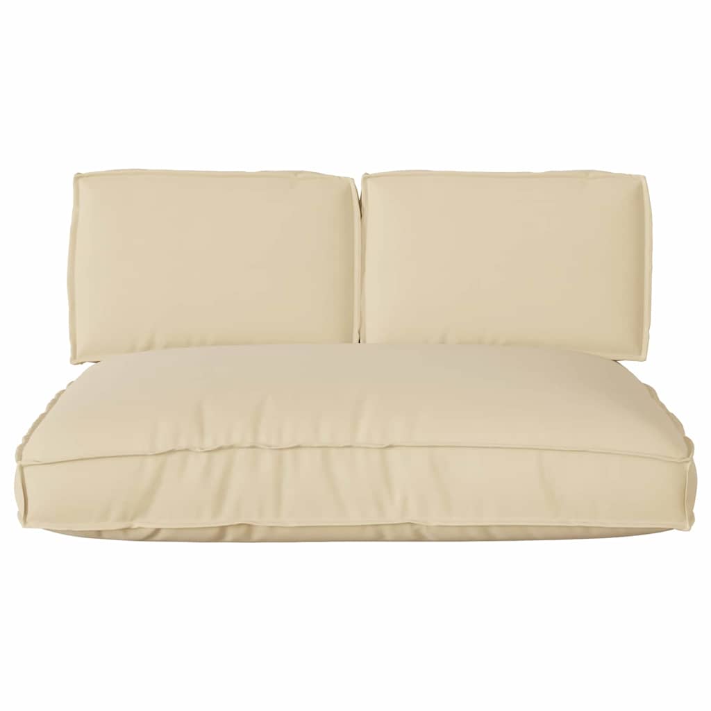 Kussen Set 3 pcs Beige Oxford Stof