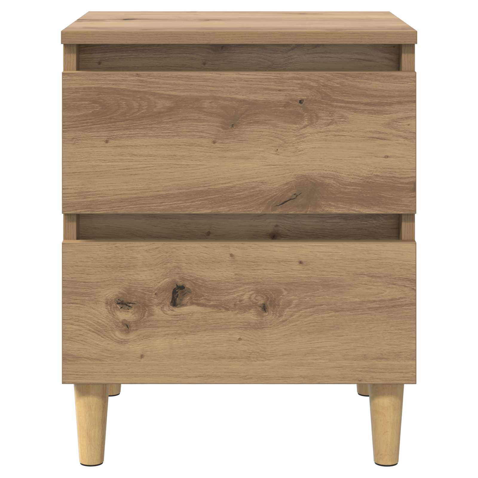 Bedkasten 2 pcs Artisan Eiken 40 x 35 x 50 cm Bewerkt hout is nu te koop bij PeponiXL, paradijselijk wonen!
