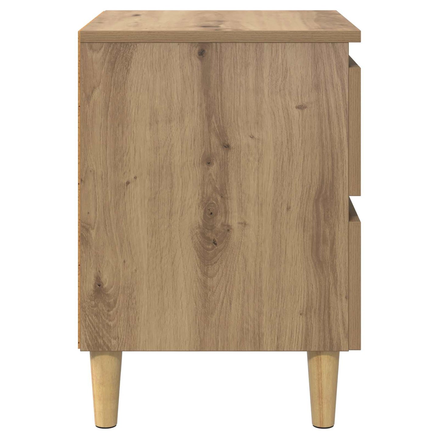 Bedkasten 2 pcs Artisan Eiken 40 x 35 x 50 cm Bewerkt hout is nu te koop bij PeponiXL, paradijselijk wonen!