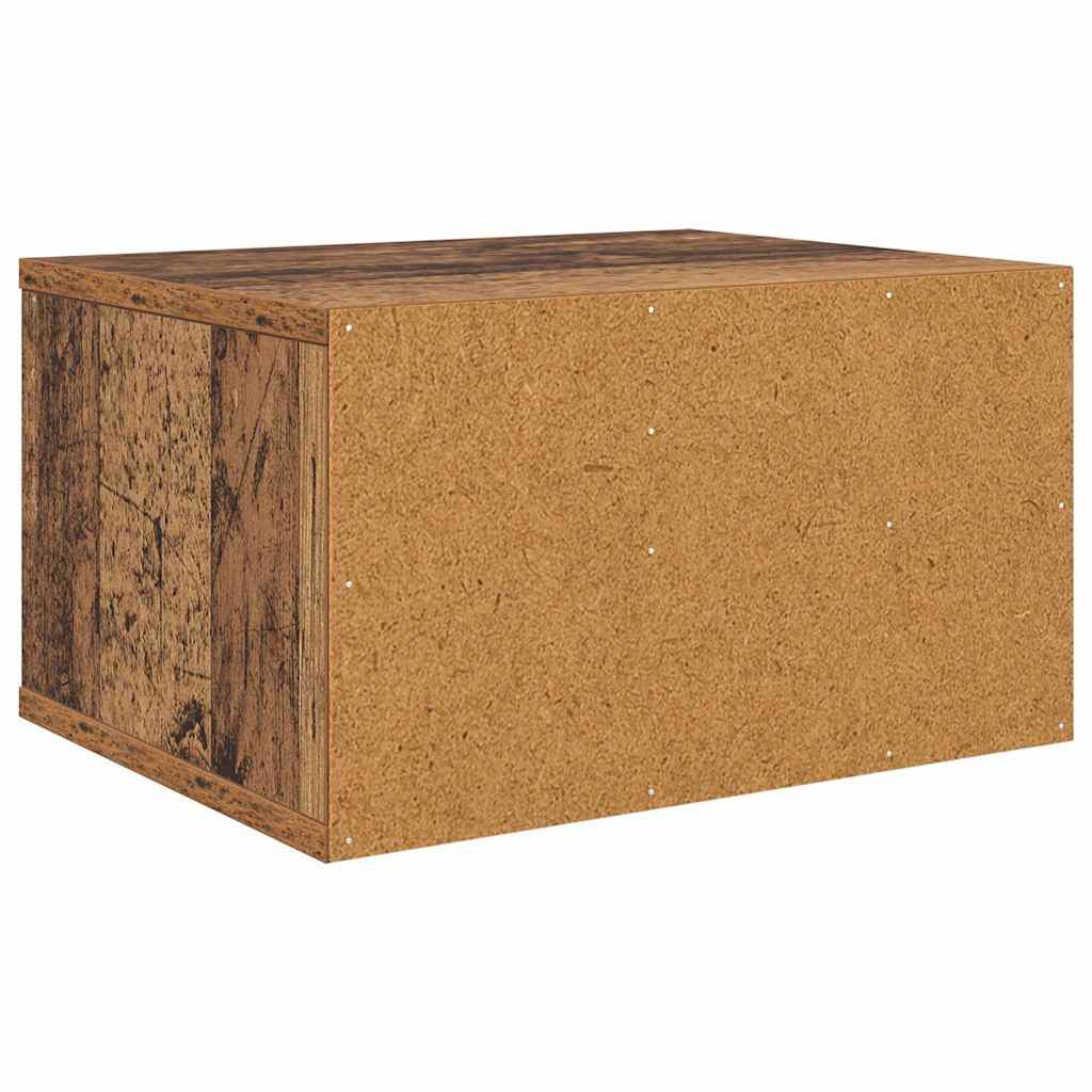 Printerstand met lade Oud Hout 40 x 32 x 24 cm Bewerkt hout is nu te koop bij PeponiXL, paradijselijk wonen!