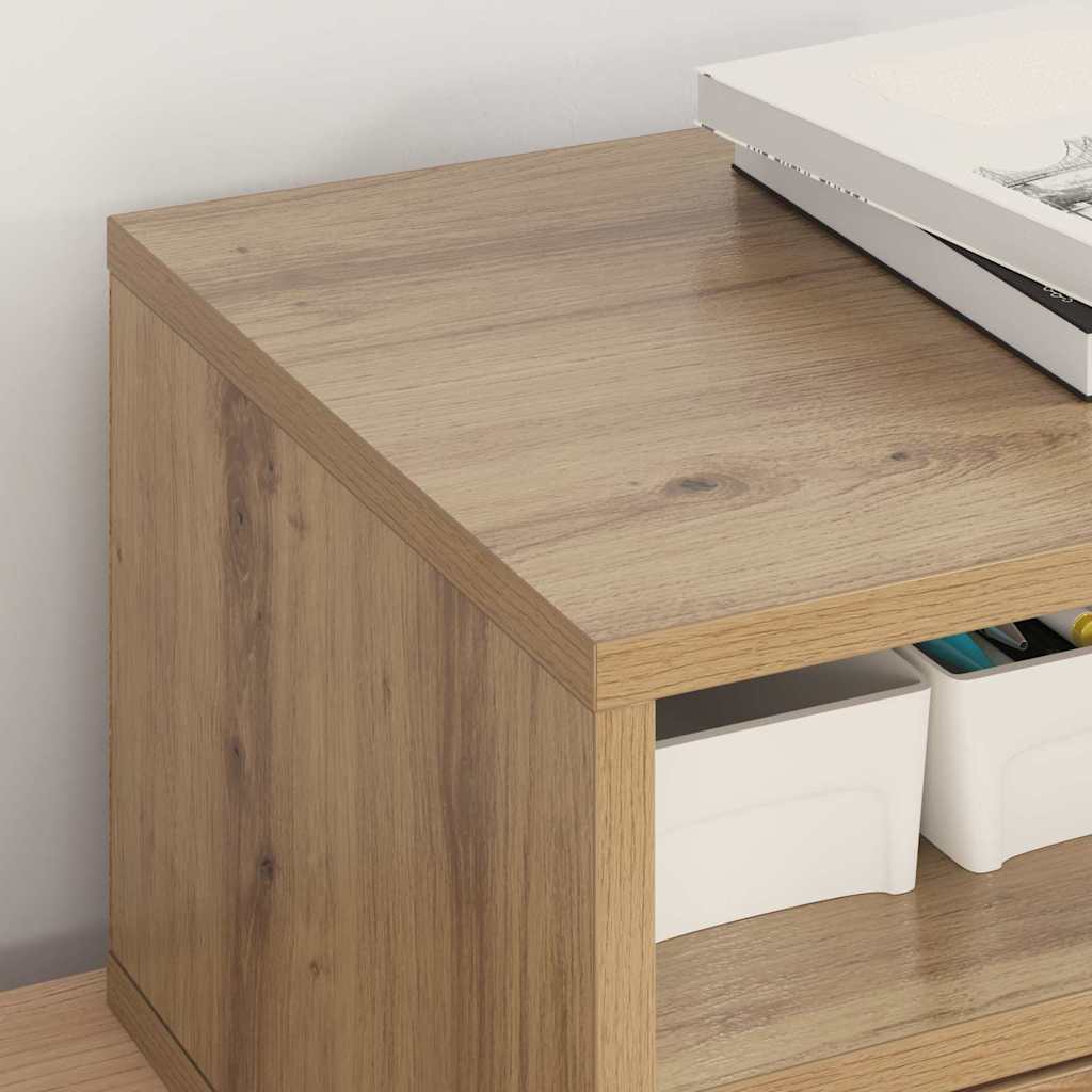 Printerstand Artisan Eiken 40 x 32 x 24 cm Bewerkt hout is nu te koop bij PeponiXL, paradijselijk wonen!
